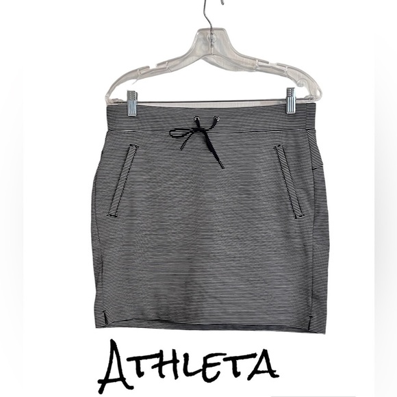 Athleta Modern Metro striped skort Small tall ST - Picture 2 of 6